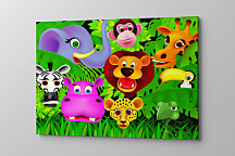 Obraz do detskej izby Zvieratká z džungle zs1138